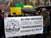 Metal İşçilerine Getirilen Grev Yasağına Tepki