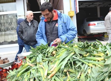 Doğu'nun pırasası çiriş tezgalardaki yerini aldı 1