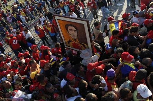 Hugo Chavez'e Muhteşem Uğurlama 12