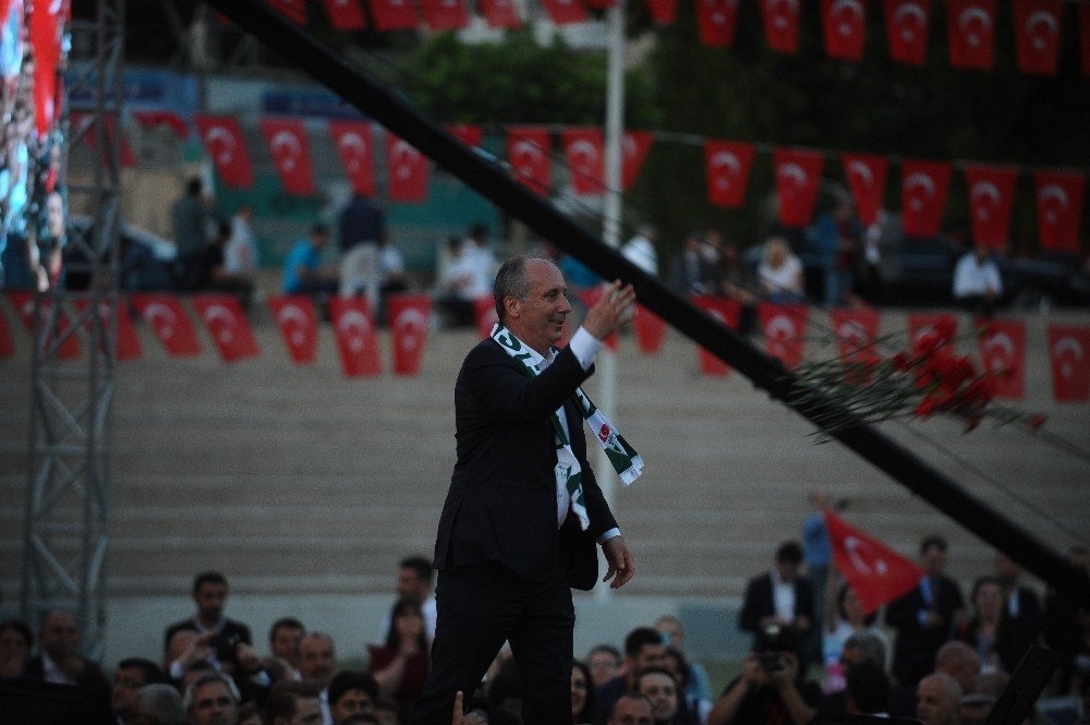 Cumhurbaşkanı Adayı İnce'nin Bursa Mitingi 11