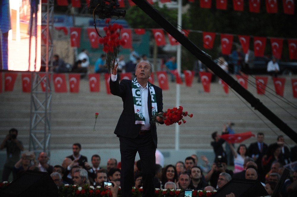 Cumhurbaşkanı Adayı İnce'nin Bursa Mitingi 12