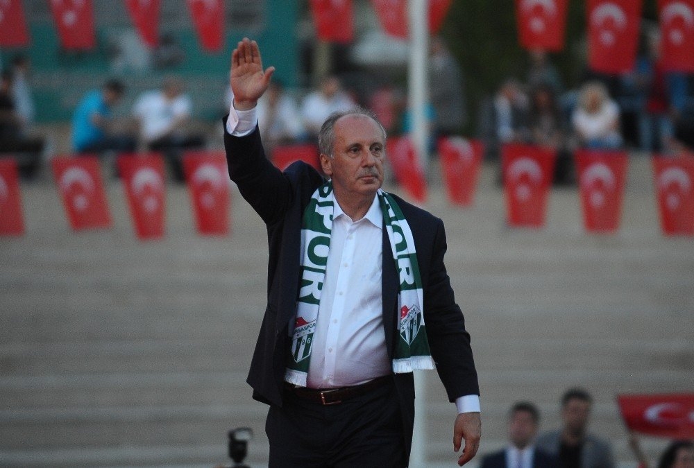Cumhurbaşkanı Adayı İnce'nin Bursa Mitingi 14