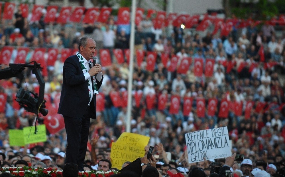 Cumhurbaşkanı Adayı İnce'nin Bursa Mitingi 17