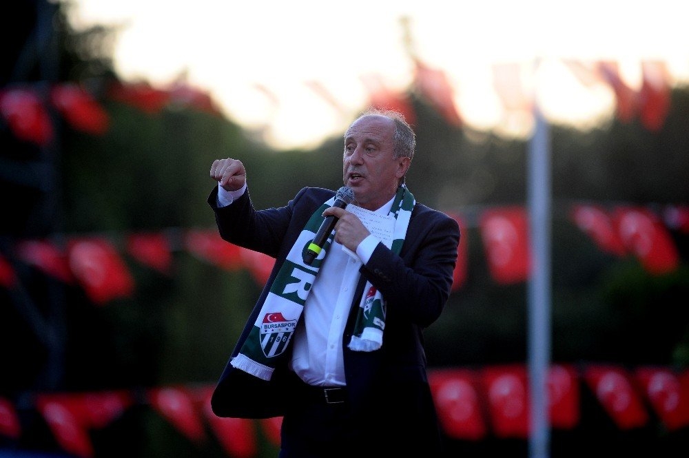 Cumhurbaşkanı Adayı İnce'nin Bursa Mitingi 5