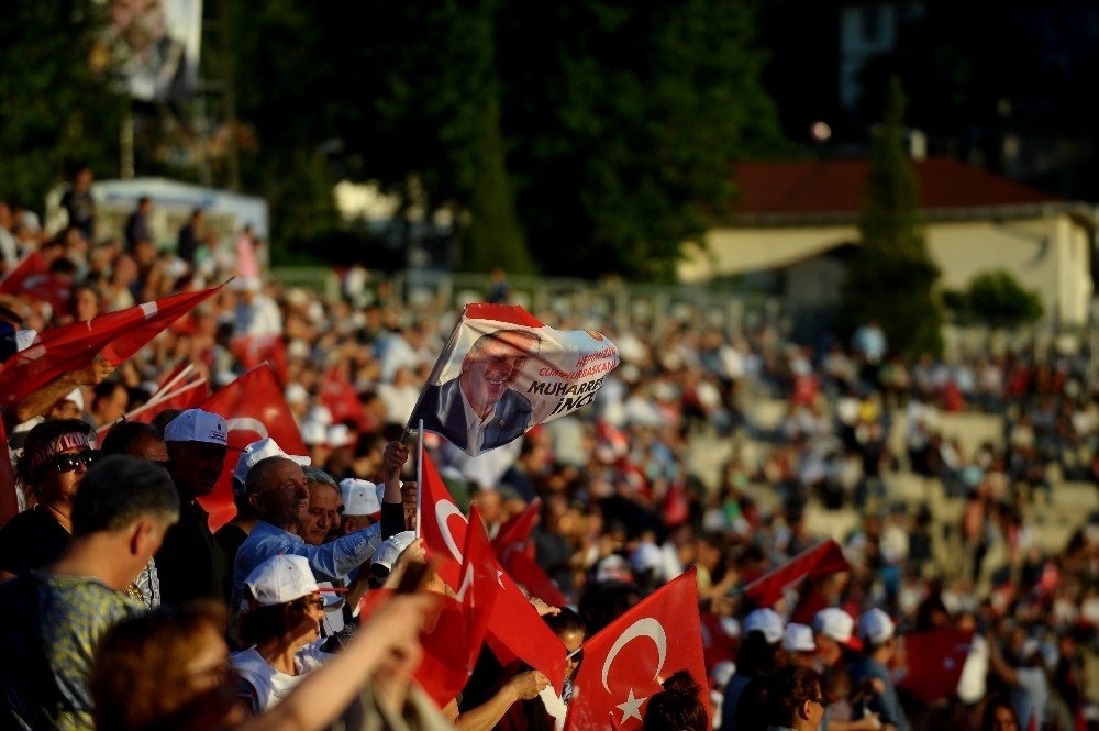 Cumhurbaşkanı Adayı İnce'nin Bursa Mitingi 6