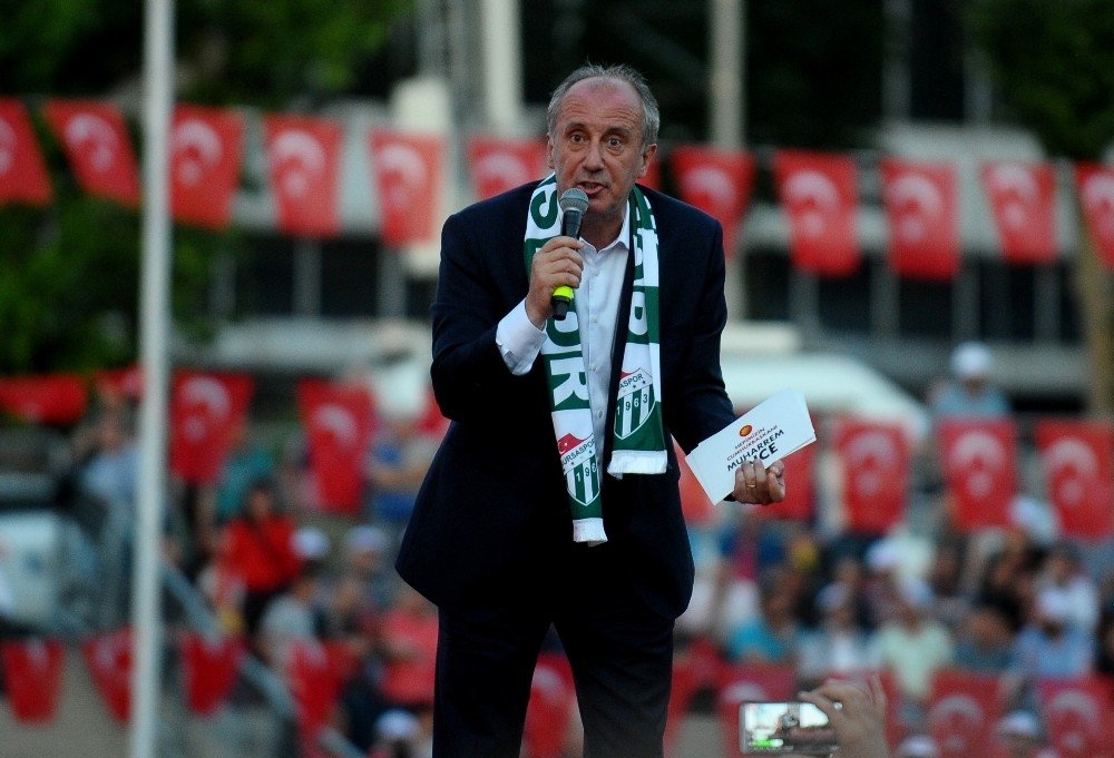 Cumhurbaşkanı Adayı İnce'nin Bursa Mitingi 7