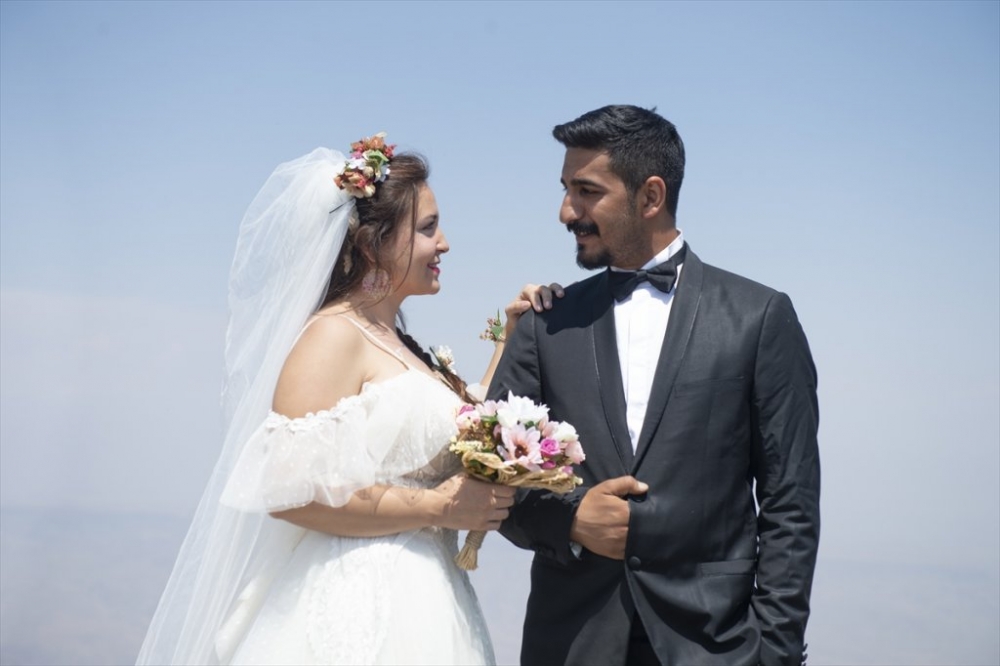 Dağcı Çift 'Zirve'de Nikah Kıydı 14