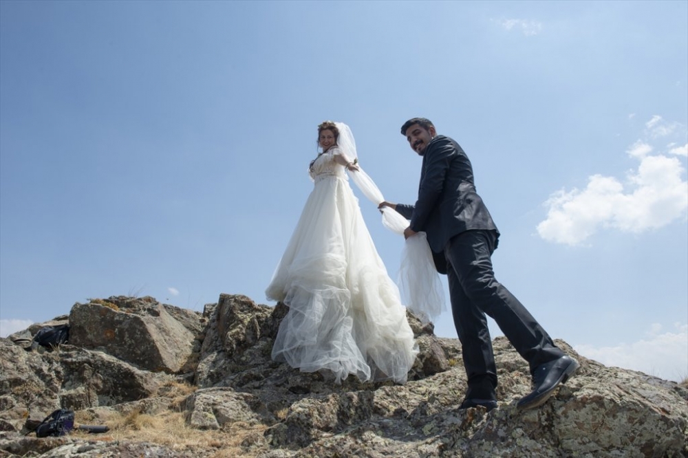Dağcı Çift 'Zirve'de Nikah Kıydı 18