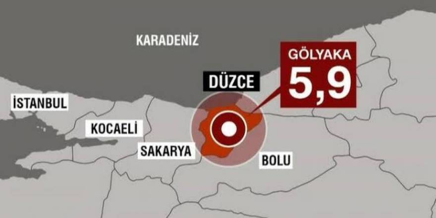 Düzce Gölyaka’da Deprem