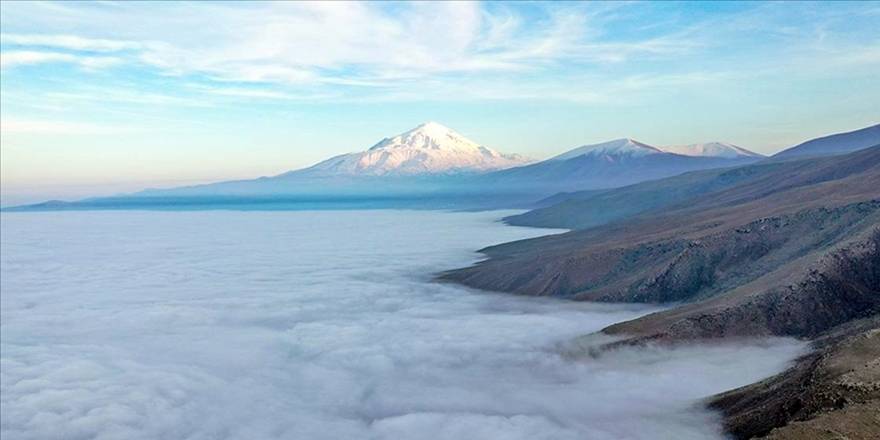 Iğdır Ovası'nı Sis Kapladı 1