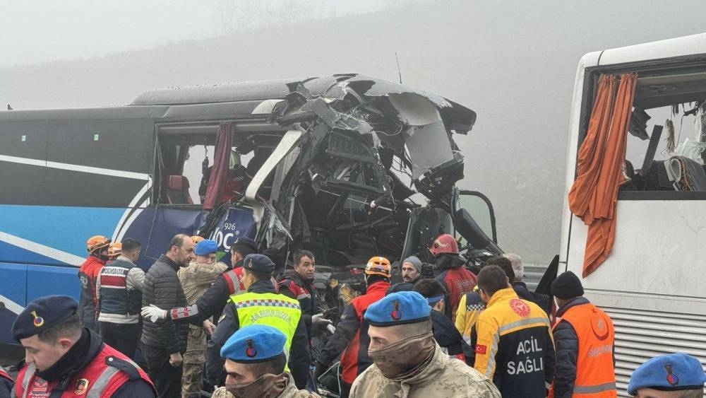 Kuzey Marmara Otoyolu'nda Zincirleme Kaza 2