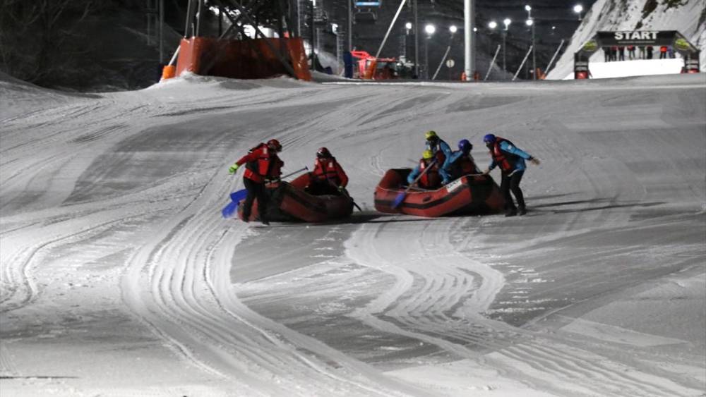 Erzurum'da 'Karda Rafting' Yarışı! 2