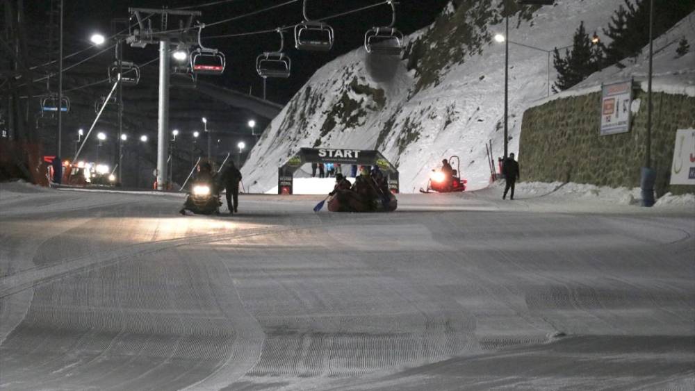 Erzurum'da 'Karda Rafting' Yarışı! 9