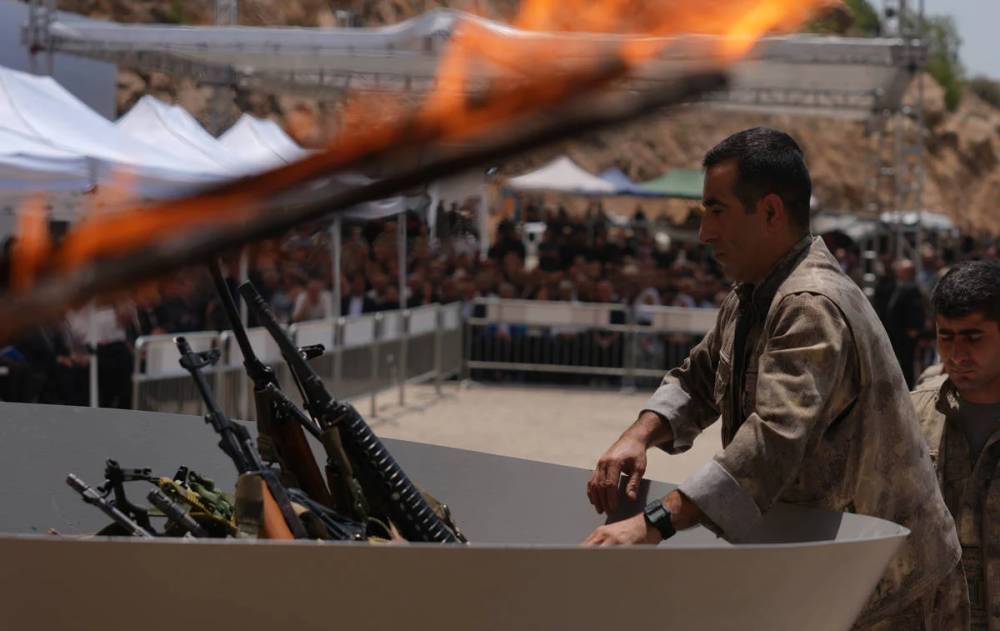 PKK'nin 'Silah Bırakma' Töreni! 6