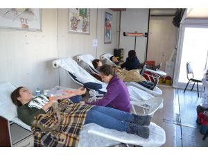 Kyçubyo Öğrencilerinden Kan Bağışı Kampanyasına Büyük İlgi