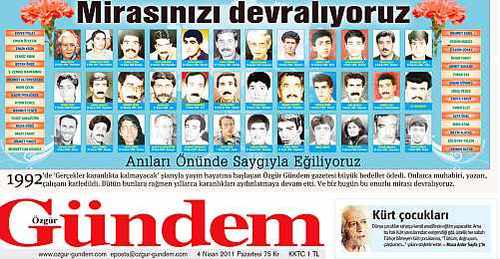 Özgür Gündem 17 yıl Sonra YAYINDA