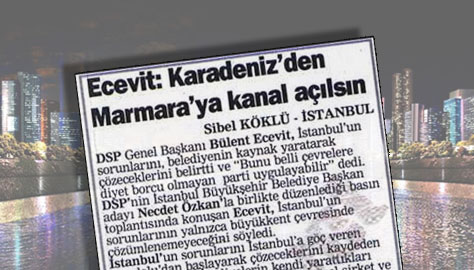 Ecevit Projeyi 17 yıl Önce Açıklamış!