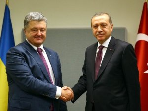 Erdoğan, Ukrayna Cumhurbaşkanı Poroşenko İle Bir Araya Geldi