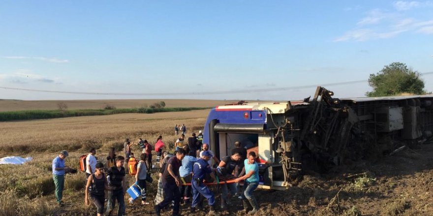 Tekirdağ’da Tren Kazası