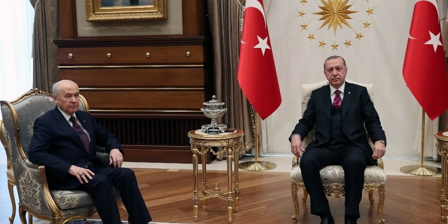 Cumhurbaşkanı Erdoğan, Bahçeli İle Görüştü