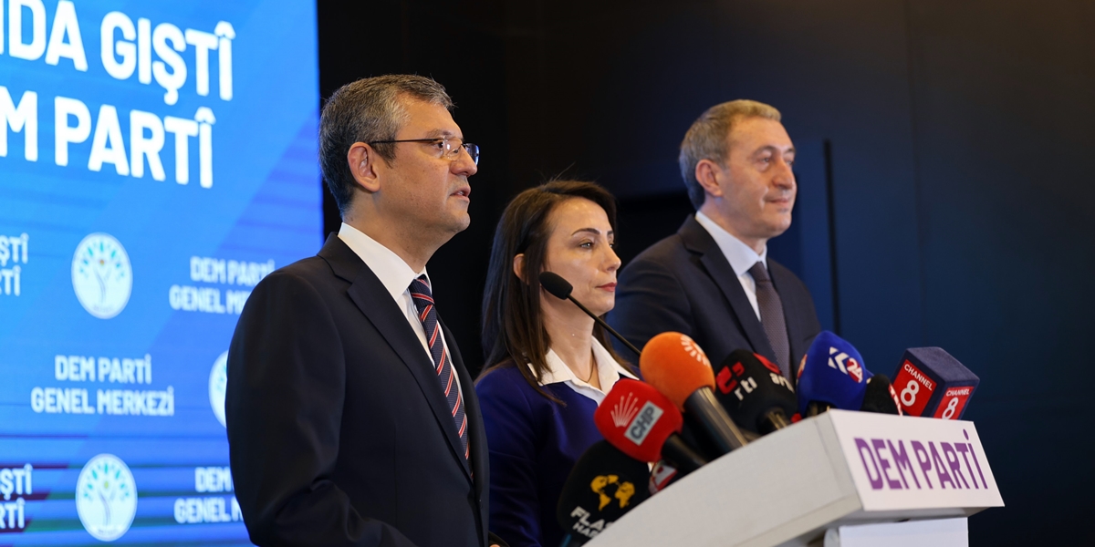 CHP Genel Başkanı Özgür Özel, DEM Parti'yi Ziyaret Etti
