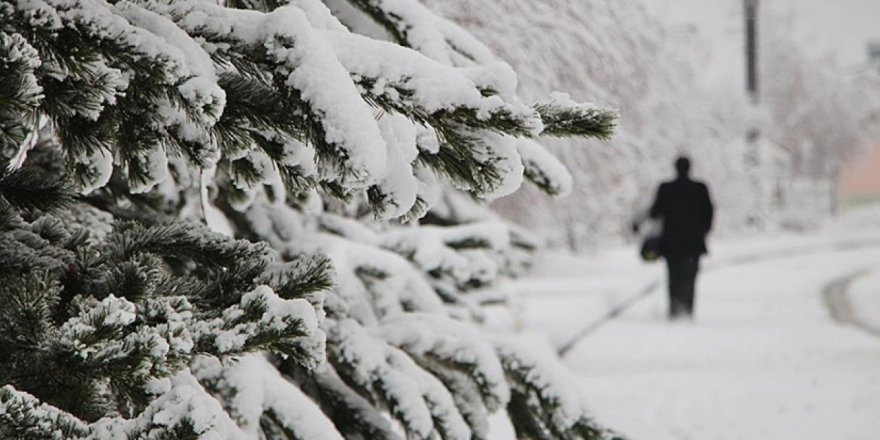 Kars'ta Soğuk Hava, Akşam Üzeri Yerini Kar Yağışına Bıraktı