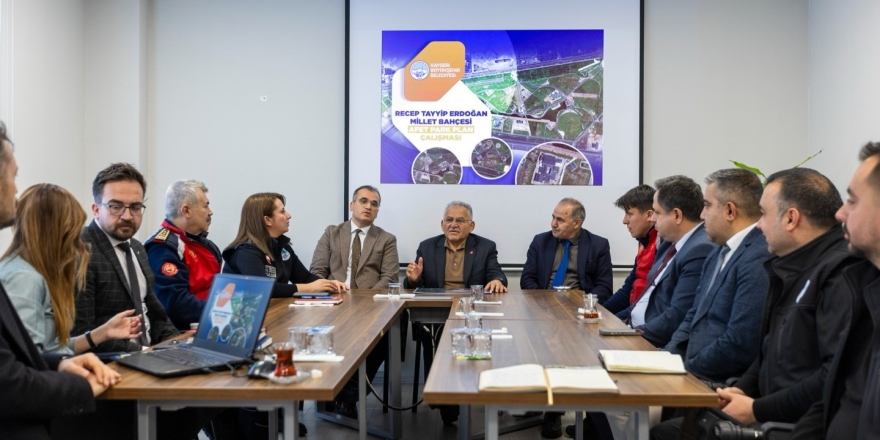 Başkan Büyükkılıç, Afetlerde Kullanılacak Park Alanlarına Yönelik Toplantıya Katıldı