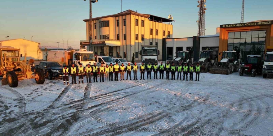 Diyarbakır OSB'de Kış.. Karla Mücadele İçin Tedbirler Alındı