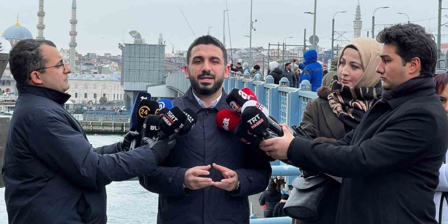 Tügva Başkanı Beşinci’den Vatandaşlara "gazze İçin Galata Köprüsü’nde Buluşalım" Çağrısı