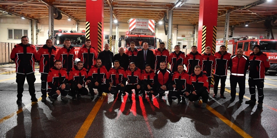 Başkan Büyükkılıç Yeni Yıla Ekiplerle Girdi