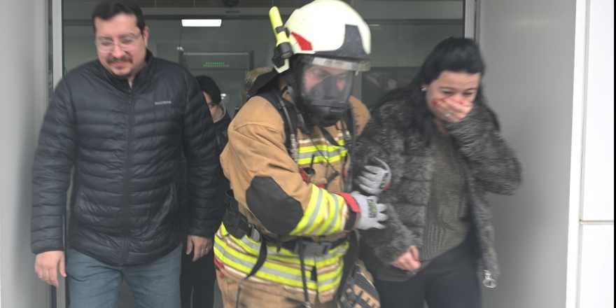 Maski̇’de Yangın Tatbikatı