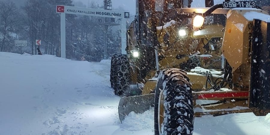 Osmangazi Belediyesi’nden Karla Mücadelede Kesintisiz Mesai