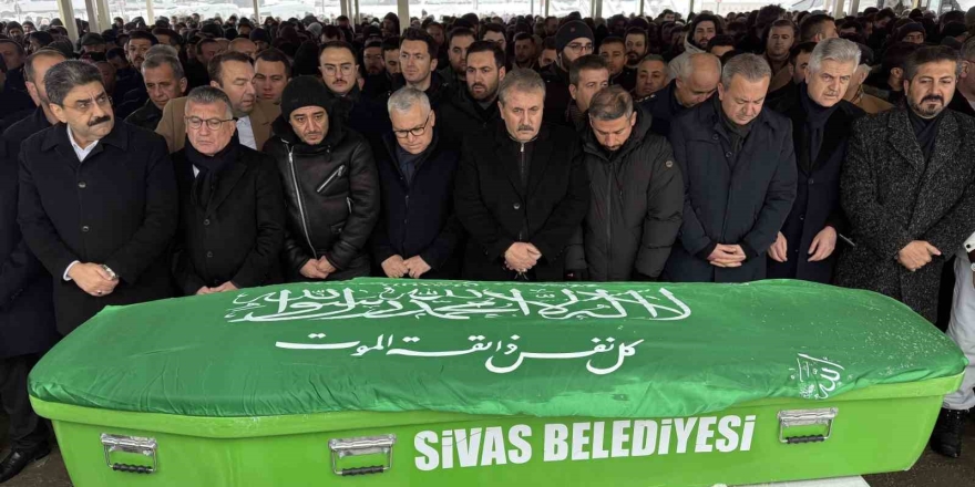 Bbp Sivas İ̇l Başkanı Ahmet Polat, Son Yolculuğuna Uğurlandı