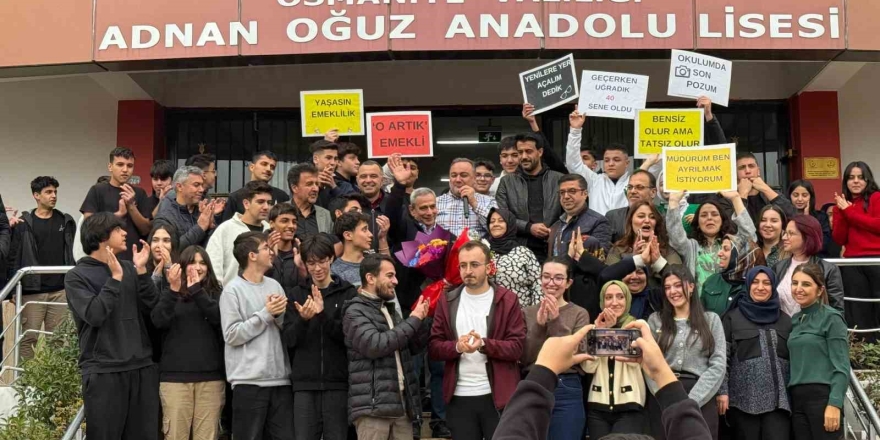 Osmaniye’de 40 Yıllık Meslek Hayatı Alkışlarla Taçlandı