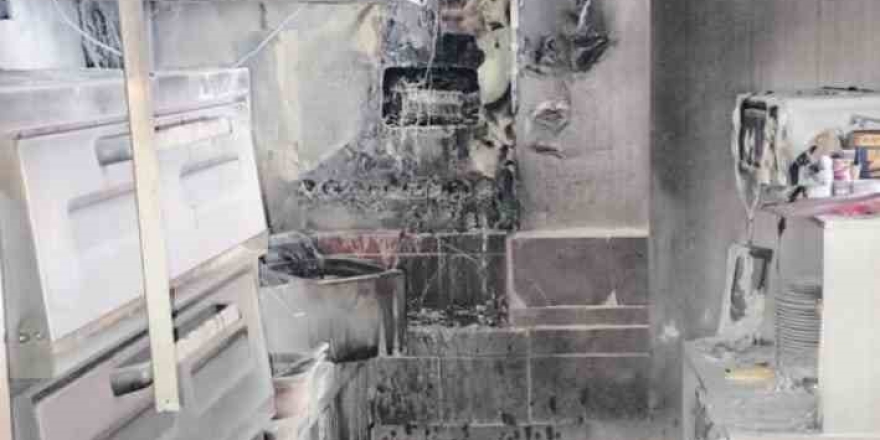 Bitlis’te Bir İş Yerinde Yangın Çıktı