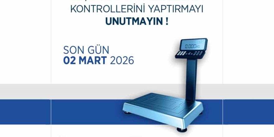 Karabük Belediyesi’nden Ölçü Ve Tartı Aletleri İçin Muayene Uyarısı