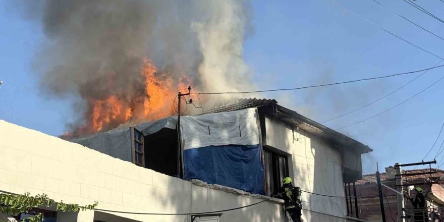 Müstakil Evde Korkutan Yangın