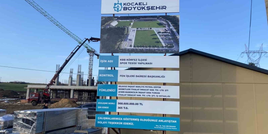 Kocaelispor’un Modern Spor Üssü Yükseliyor