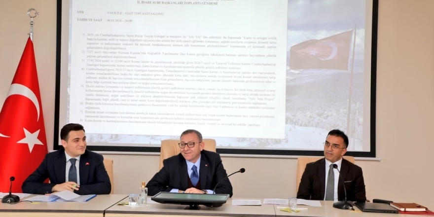 Kars’ta İ̇l Koordinasyon Kurulu Toplantısı Düzenlendi