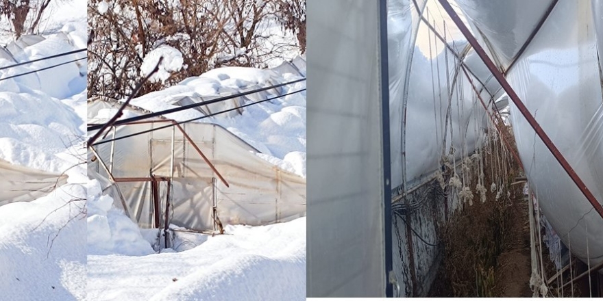 Hakkari’de Kar Seraları Çökertti