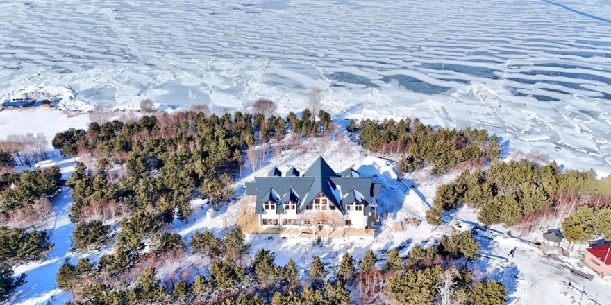 Vali Polat, Kütük Ev İnşaatını İnceledi