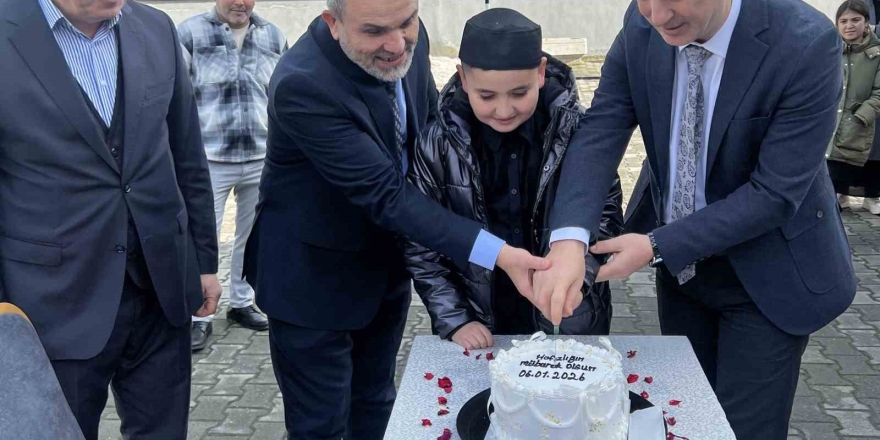 Samsun’da Genç Hafız Dualarla ’ıslatıldı’