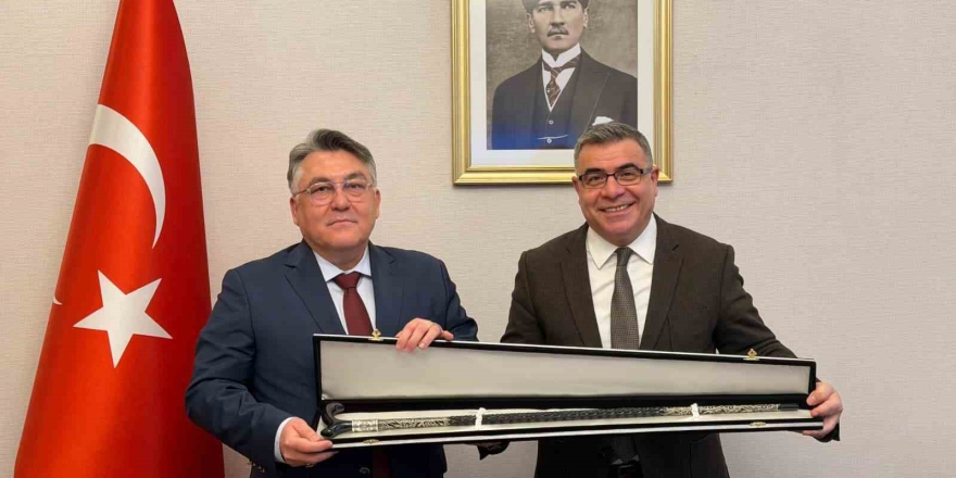 Rektör Özölçer’den, İ̇çişleri Bakanı Başdanışmanı Yolcu’ya Ziyaret