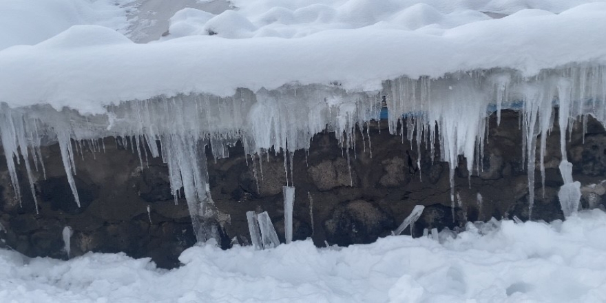 Ağrı’da Dondurucu Soğuk Etkisini Sürdürüyor