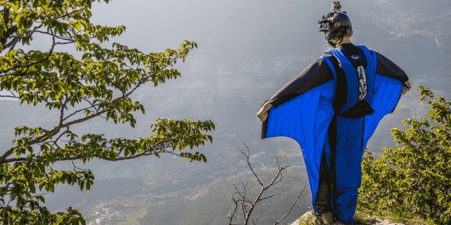 'Sincap Adam' Erzurum Semalarında.. 200 km Hızla Nefes Kesen Atlayış!