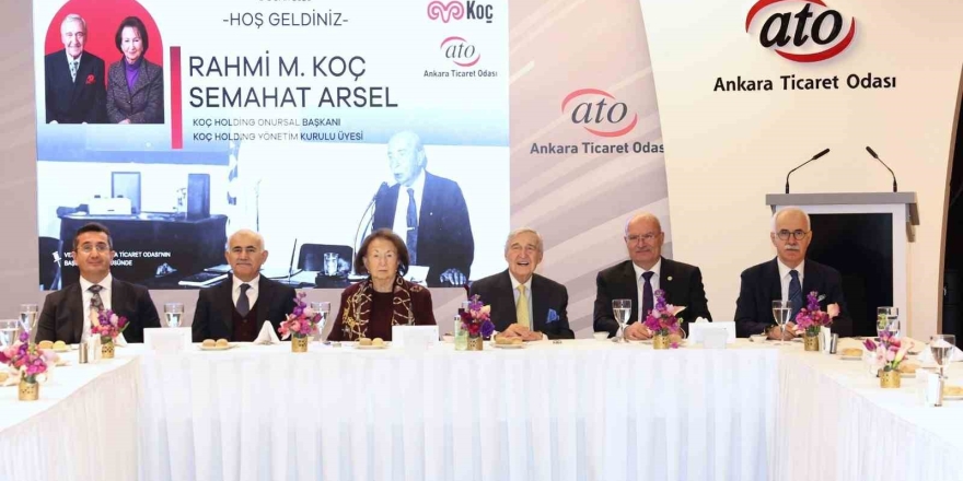 Ato Başkanı Baran: "koç Holding’in Ankara’mıza Ve Ülkemize Katkıları Son Derece Değerli"