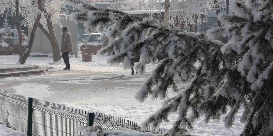Göle'de Kartpostallık Görüntüler.. Dondurucu Soğuklarda Eşsiz Bir Doğa!