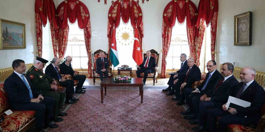 Cumhurbaşkanı Erdoğan, Ürdün Kralı 2. Abdullah İle Bir Araya Geldi
