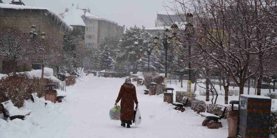 Erzurum’da Kar Sebebiyle 312 Köyün Yolu Kapalı