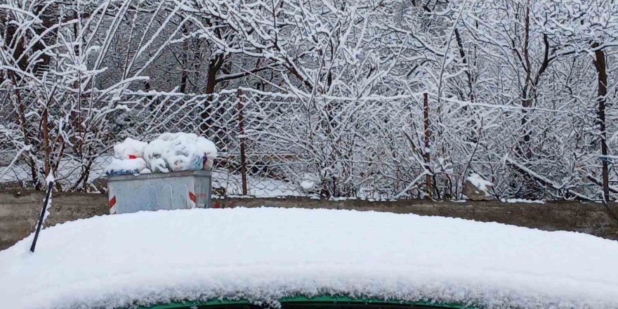 Kış Posof’a Geri Döndü.. Gece Başlayan Kar İlçeyi Beyaza Bürüdü!